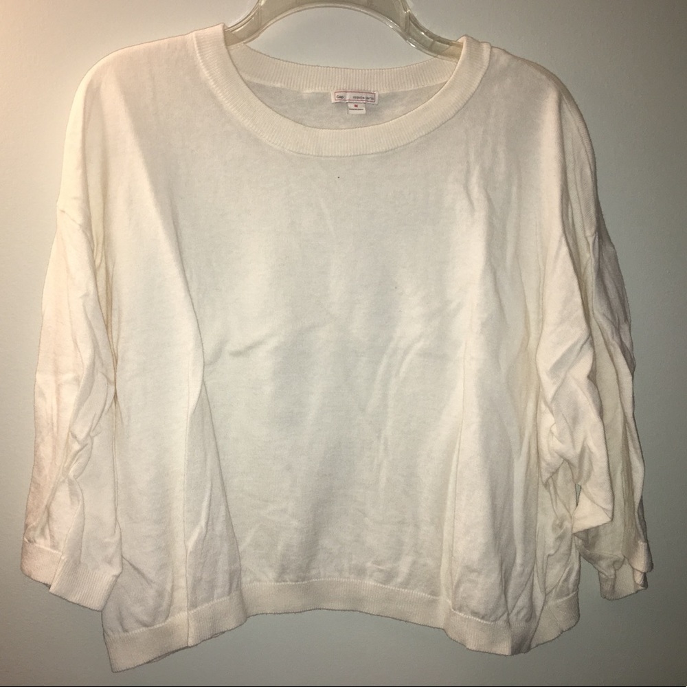 Off white crop sweater